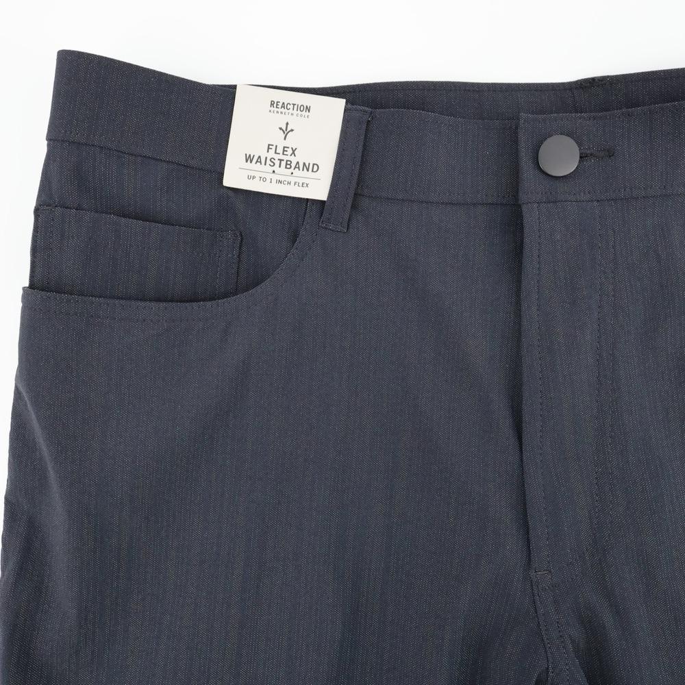 NEW Kenneth Cole Reaction Slim Fit Pants Black Mens 36x32